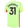 Officiële Voetbalshirt Doelman Manchester City Ederson Derde 2023-24 - Heren